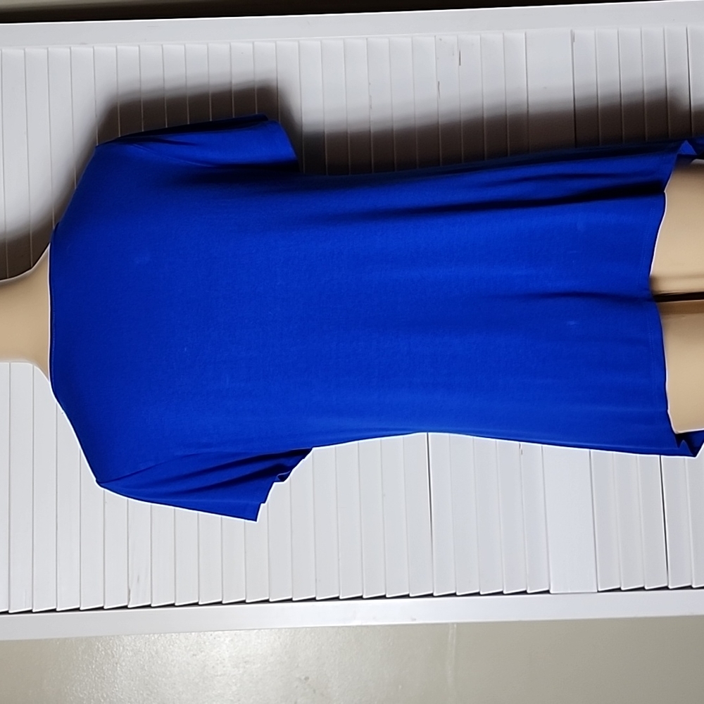Adrianna Papell Royal Blue Blouse - Picture 4 of 6